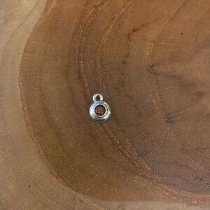 James Avery Amethyst Remembrance Birthstone Charm, Sterling Silver